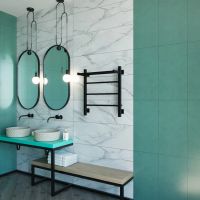 Полотенцесушитель электрический Grota App 530х600 черный App 530х600 RAL9005 EL — фото 5, Электрические полотенцесушители