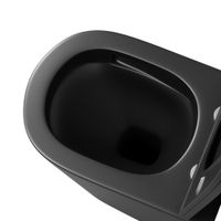 Товар: Унитаз подвесной Grossman (515х355х365) безободковый,черный матовый с тонкой крышкой,микролифт,смыв торнадо,1 место арт-GR-4478BMSQ - фото 4 Унитаз подвесной Grossman (515х355х365) безободковый,черный матовый с тонкой крышкой,микролифт,смыв торнадо,1 место арт-GR-4478BMSQ — фото 4, Подвесные унитазы