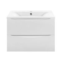 База под раковину Mia 600 подвесная, 2 выкатных ящика soft close, G.White арт-VMC-2MA600GW — фото 1, Тумбы под раковину