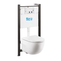 MERIDIAN Комплект 3 в 1 (инсталляции+подв. унитаз Rimless+сиденье SUPRALIT). ROCA арт-7893104990 — фото 1, Комплекты унитаз + инсталляция