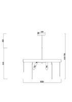 Подвесной светильник Freya FR5104PL-08BS3 — фото 2, Подвесные светильники