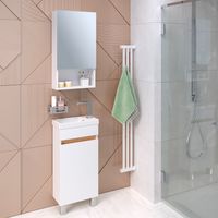 Тумба напольная с умывальником SYDNEY 40 /правая/ AQUA DE MARCO 5040WCSYD — фото 7, Тумбы с раковиной