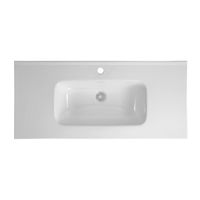 AQ77100-GS Комплект мебели: Тумба 100см ВЕГА с раковиной AQ4100-00, 2 ящика, цвет шалфей зеленый — фото 6, Комплекты мебели для ванной