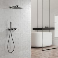 Душевая система ABBER Rund AF8718NG скрытого монтажа без излива, никель — фото 2, Встраиваемые душевые комплекты