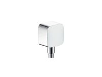 Шланговое подсоединение, Hansgrohe, Axor ShowerSolutions, цвет-хром арт-36731000 — фото 1, Шланговые подключения
