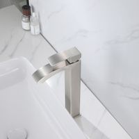 Смеситель ABBER Wasserfall AF8611SP для накладной раковины, сатин — фото 2, Смесители для раковины