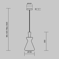 Подвесной светильник Maytoni MOD405PL-01W2 — фото 7, Подвесные светильники
