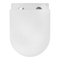 Унитаз подвесной Azario TERSO 495x360x370 безободковый, слив "Скрытое Торнадо" с быстросъемным сиденьем "Микролифт" арт-AZ-092E-UQ3 — фото 9, Подвесные унитазы