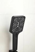 Смеситель для ванны однорычажный с длинным изливом и душем BELZ, черный арт-B22715-7 — фото 8, Смеситель для ванны