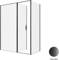 Душевой уголок Allen Brau Priority 160x80 черный браш арт-3.31039.BBA + 3.31042.BBA — фото 15, Прямоугольные душевые уголки