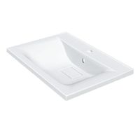 Раковина VCB-3M650W из искусственного камня, цвет белый — фото 2, Раковины встраиваемые сверху