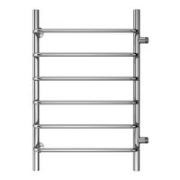 Полотенцесушитель водяной AZARIO MODENA 500/800 6 секций, боковое подключение, 1", хром арт-AZ08558 — фото 5, Водяные полотенцесушители