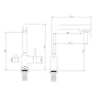 Товар: Смеситель ABBER Emotion AF8814B для кухни с подключением фильтра и выдвижной лейкой, черный матовый - фото 3 Смеситель ABBER Emotion AF8814B для кухни с подключением фильтра и выдвижной лейкой, черный матовый — фото 3, Смесители для кухни
