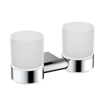 Стакан для зубных щеток двойной Timo Luiro 18534/00 хром — фото 1, Стаканы для зубных щеток