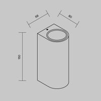 Товар: Настенный светильник (бра) Outdoor O044WL-02B - фото 9 Настенный светильник (бра) Outdoor O044WL-02B — фото 9, Уличное освещение