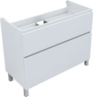 Тумба с раковиной Aquanet Вега 100 (Ирис) напольная 2 ящ. цв. белый глянец арт-00345373 — фото 12, Тумбы с раковиной