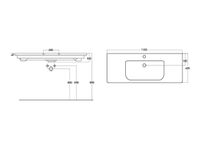 раковина SOFT 120 SF 120 — фото 1, Раковины встраиваемые сверху