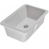 Раковина GLOBO CORTONA под столешницу без отверстий цвет белый VA083BI — фото 1, Раковины накладные