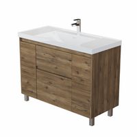 Тумба с раковиной Aquanet Nova Lite 2.0 110 напольная цв. дуб рустикальный арт-00365920 — фото 1, Тумбы с раковиной