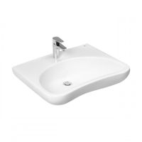 ACCESS раковина для людей с ограниченными возможностями 64х55, с отверстием под смеситель, белый арт-ZRU9307659 — фото 1, Раковины подвесные