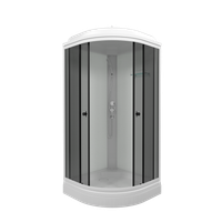 ДК Грэй 90*90 А (7 мест+сифон D50, декор.крышка) арт-Щ0000068064 — фото 1, Душевые кабины