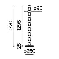 Напольный светильник (торшер) Maytoni MOD555FL-L23G3K — фото 8, Торшеры