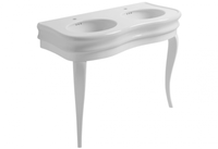 Консоль SIMAS LANTE напольная деревянная цвет белый LAM120 — фото 1, Консоли для раковины