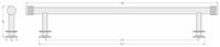 Полка прямая Полка Сунержа прямая / L 470 Хамелеон 04-2012-0470 — фото 1, Полки для полотенец