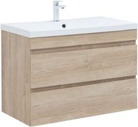 Тумба под раковину Aquanet Нота New 90 дуб светлый 00334199 — фото 2, Тумбы под раковину