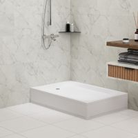 Душевой поддон прямоугольный RGW LUX/TN 90x100, белый, арт-16180290-21 — фото 6, Акриловые душевые поддоны