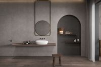 Раковина накладная ABBER Stein AS2633 белая матовая — фото 2, Раковины накладные