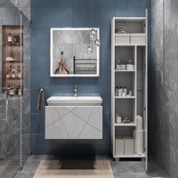 Тумба под раковину VIGO Geometry 60 подвесная белый арт-033 — фото 6, Тумбы под раковину