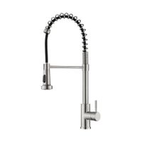 Смеситель для кухни с гибким изливом и режимом &quot;душ&quot; G.Lauf ZAP4-G090, нержавеющая сталь — фото 1, Смесители для кухни