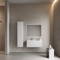 Тумба подвесная SANCOS Snob R 1.0 995х445х406, c одним ящиком оснащенным доводчиками, Bianco , арт. арт-SNR1.0100LW — фото 5, Тумбы под раковину