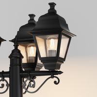 Товар: Садово-парковый светильник Outdoor O003FL-03B - фото 4 Садово-парковый светильник Outdoor O003FL-03B — фото 4, Уличное освещение