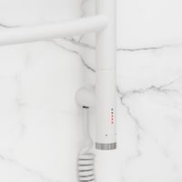 Полотенцесушитель электрический Сунержа Галант 3.1 600х400 МЭМ правый Матовый белый 30-6001-6040 — фото 2, Электрические полотенцесушители