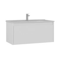 Товар: Тумба с раковиной ORKA Likya 100 подвесная, белый матовый 5002490 - фото 8 Тумба с раковиной ORKA Likya 100 подвесная, белый матовый 5002490 — фото 8, Тумбы с раковиной