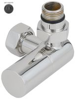 Вентиль Вентиль Сунержа 3D правый цилиндр (G 1/2" НР х G 3/4" НГ) RAL 9011 Графитовый чёрный арт-9011-1403-1234 — фото 2, Комплектующие для полотенцесушителей