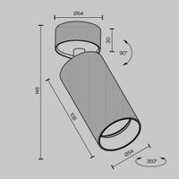 Товар: Потолочный светильник Technical C082CL-01-GU10-B - фото 8 Потолочный светильник Technical C082CL-01-GU10-B — фото 8, Подвесные светильники