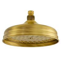 KING Душевой настенный гарнитур (см-ль д/душа-термостат/колонна/верхн.душ/шланг/ручной душ),бронза 31886 — фото 1, Душевые гарнитуры