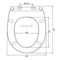 Сиденье BERGES Gamma SO арт-019103 — фото 7, Сиденья для унитаза