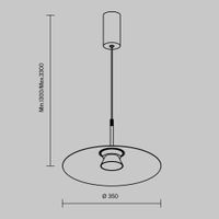 Подвесной светильник Maytoni MOD352PL-L10W3K — фото 13, Подвесные светильники