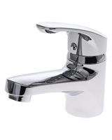 OneLife смеситель для раковины однорычажный полимерный с гигиеническим набором, хром арт-P01-022cr — фото 2, Смесители для раковины