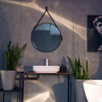 Раковина Conca 540 округлая, белый матовый, MonteBianco арт-12020 — фото 3, Раковины накладные