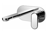 Смеситель для раковины, Cisal, Lineaviva, тип открывания воды-однорычажный, тип установки-встраиваемый, вынос излива, мм-200, внутренняя часть-необходимо заказать, цвет-Chrome арт-LV00551021 — фото 1, Смесители для раковины