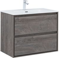 Товар: Тумба с раковиной Aquanet Милан (Flash) 80 цв. дуб рошелье 00340325 - фото 1 Тумба с раковиной Aquanet Милан (Flash) 80 цв. дуб рошелье 00340325 — фото 1, Тумбы с раковиной