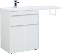 Тумба под раковину Aquanet Токио 68 белый (напольная, 1 ящик, 2 дверцы) арт-00237746 — фото 1, Тумбы под раковину