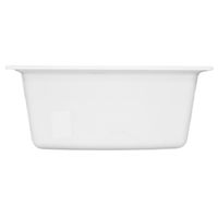 Кухонная мойка AZARIO Milas 480х420х197 кварцевая, прямоугольная, сифон в комплекте, цвет Белый арт-CS00097665 — фото 2, Кухонные мойки