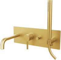 Смеситель для ванны с душем Paffoni Light LIG001HGSP (с внутренней частью) — фото 2, Смеситель для ванны