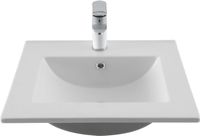 Раковина Aquanet Flat 50 белая матовая 00330428 — фото 1, Раковины встраиваемые сверху